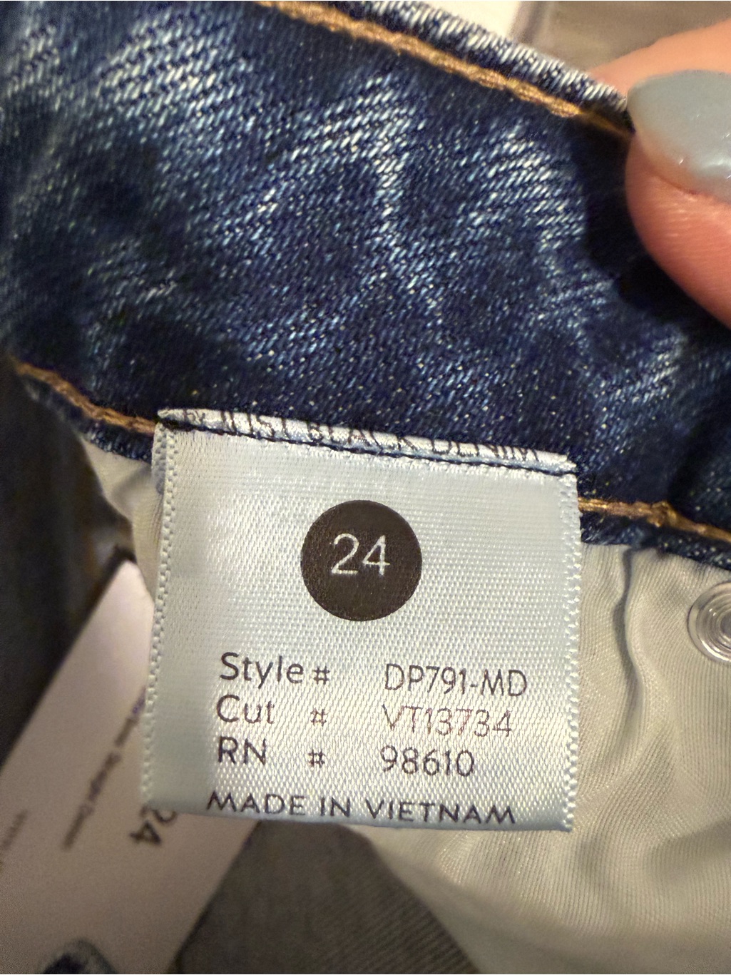 Shop Stevie Relaxed Wide-Leg Jeans In Medium Blue Wash — image 3 of 3